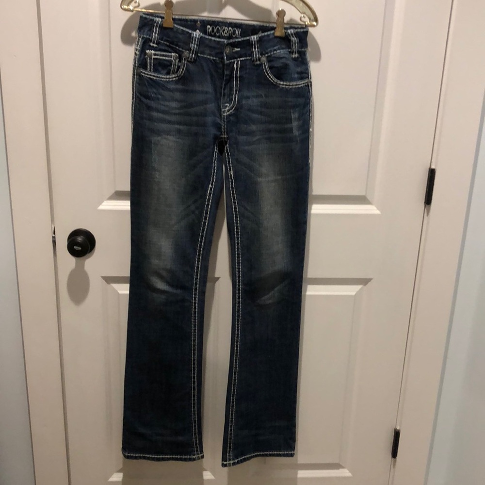 Rock & Roll Denim Blue Jeans